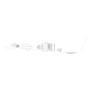 Coupe transversale 1:200
Coupe longitudinale 1:200 façade est 1:200
façade ouest 1:200façade sud 1:200
 