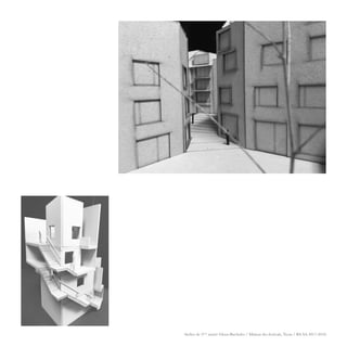 Atelier de 3ème
année Gloor-Buchofer / Maison des festivals, Nyon / BA SA 2017-2018
 