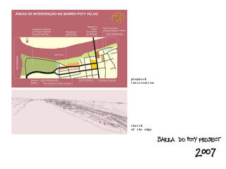 proposed intervention sketch  of the edge 