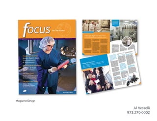 Magazine Design
Al Vesselli
973.270.0002