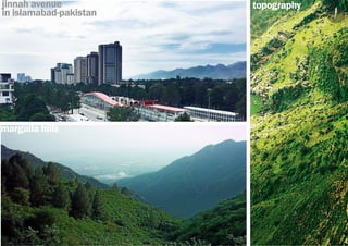 jinnah avenue
in islamabad-pakistan
margalla hills
topography
 