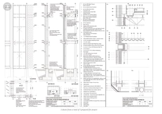 2 sheets from a total of 5 prepared for project
 
