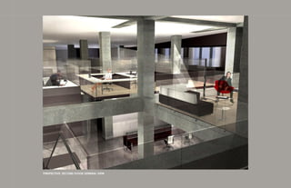 PERSPECTIVE: SECOND FLOOR GENERAL VIEW
 
