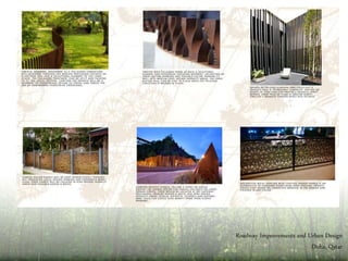 R O A D I M P R O V E M E N T S , D O H A
U R B A N D E S I G N & S T R E E T S C A P E S
 