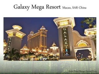 S A N D S C O T A I C E N T R A L
M A C A U , S A R , C H I N A
 