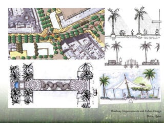 Team Leader and concept
designer for the larger park within
the Whispering Pines village
adjacent to Olive Point and the
streetscape design and 3 small
neighborhood park designs for
Flame Tree Ridge.
Shown is Whispering Pines Park
which integrates a contemporary
playground design leading out to a
free-play lawn.
A serpentine walk leads park users
through the linear park with seating
nodes to relax along the way.
A serpentine ramp leads users
down midway through the park
guiding them through a series of
flowering plant displays and
drought tolerant plantings.
J U M E R I A H G O L F E S T A T E S , D U B A I
P A R K S & S T R E E T S C A P E S
 