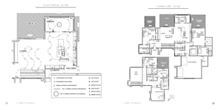 E L E C T R I C A L P L A N
* * N O T T O S C A L E
F U R N I T U R E P L A N
* * N O T T O S C A L E37 38
 