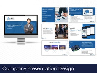 Company Presentation Design
 