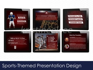 Sports-Themed Presentation Design
 