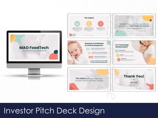 Investor Pitch Deck Design
 