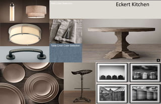 Eckert KitchenWall Color Selection
Table Linen Color Selection
 