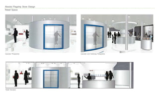 Absolut Flagship Store Design
Retail Space




Icecooler Perspective           Icecooler and Cashwrap Perspective




Retail Elevation
 