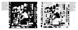24 25
In AutoCAD, two maps were
generated. This map is a
figure-ground map of the
University of Cincinnati. In
this map, white was used to
represent the buildings and
black was used to represent
the foreground. By making
this color choice the
buildings stand out less and
the map is overall harder to
read than a black on white
map.
In AutoCAD, two maps
were generated. The second
map is a figure-ground map
of the University of
Cincinnati. In this map,
black was used to represent
the buildings and white
was used to represent the
foreground. By making this
color choice the
buildings stand out more
and the map is overall
easier to read than a white
on black map.
Return to Table of Contents Return to Table of Contents
 
