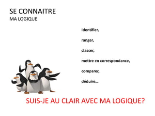 PORTFOLIO
Se connaître
Je vais mettre ses
différentes listes et notes
de côté…
 