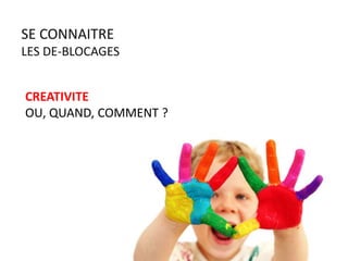 PORTFOLIO
Maîtriser le présent
1. L’ hygiène de vie (sommeil, nourriture, santé, soins …)
2. Les apprentissages
3. Les travaux de tous les jours
4. La vie de famille
5. La gestion du temps…
6. Le budget, l’argent, le logement
7. Les loisirs, les temps libres, les sports, les
amis
8. Le jeu – le mouvement
 