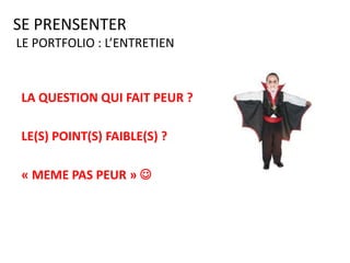 A QUOI DOIS-JE FAIRE ATTENTION?
la langue, les conflits, les notes, ma
motivation, mes proches, la famille, mes
connaissances, ma fatigue, ma santé, mes
doutes, l’argent, les transports, autres…
PORTFOLIO
Introduction
 