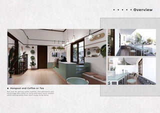 Ha
n
g
o
u
ta
n
d Co
f
f
e
eo
rT
e
a
No
tj
u
s
tf
o
rs
e
l
l
i
n
g s
o
m ec
o
o
k
i
e
s
,
t
h
i
sp
a
t
i
s
s
e
r
i
ea
l
s
o
e
n
c
o
u
r
a
g
et
h
ev
i
s
i
t
o
rt
oh
a
n
g a
n
d h
a
v
es
o
m ec
h
a
t
t
e
r
wh
i
l
eh
a
v
i
n
gs
o
m et
h
e
i
rwo
r
ks
t
u
d
yt
ob
ed
o
n
e
.
Ov
e
r
v
i
e
w
 