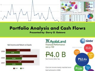 Portfolio Analysis and Cash Flows
Presented by: Gerry O. Gatawa
 