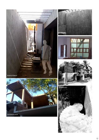 BATHROOM




                LIVING ROOM




REAR SETBACK



                EXTERIOR VIEW


                 STAIRCASE




EXTERIOR VIEW




                                12
 