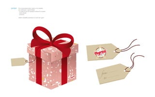 Per chi ama davvero tanto i salumi, un kit completo
per confezionare i regali di Natale:
- un rotolo di carta con stampata la texture di un salume
- nastro colorato
- cartoncino
Salame, mortadella, prosciutto: ce n’è per tutti i gusti!
gadget
 