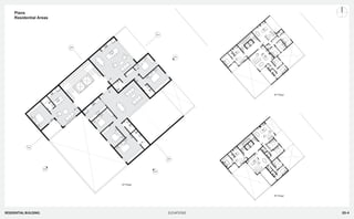 01
03-4
3rd Floor
S01
4th Floor
5th Floor
E02
E03
E01
S01
S02
S02
Plans
Residential Areas
ELEVATIONS
RESIDENTIAL BUILDING
 