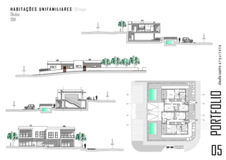 H A B I T A Ç Õ E S U N I F A M I L I A R E S | 30 fogos
Óbidos
2011




                                                               claudia castro. a r q u i t e t a
                                                           PORTFOLIO
                                                           05
 