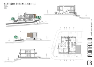 H A B I T A Ç Õ E S U N I F A M I L I A R E S | 30 fogos
Óbidos
2011




                                                               claudia castro. a r q u i t e t a
                                                           PORTFOLIO
                                                           08
 
