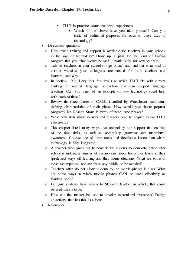 portfolio based on chapter 19 chapter 19 test form a