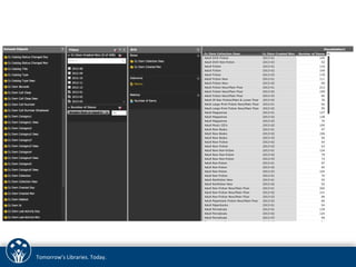 Tomorrow’s 
Libraries. 
Today. 
 