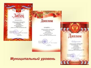 Муниципальный уровень
 