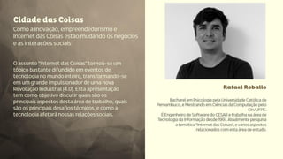 Portfólio de palestras do CESAR