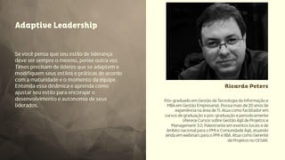 Portfólio de palestras do CESAR