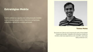 Portfólio de palestras do CESAR