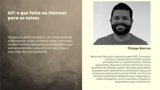 Portfólio de palestras do CESAR