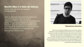 Portfólio de palestras do CESAR