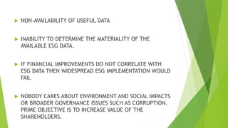 Portfolio Construction With ESG in India | PPTX