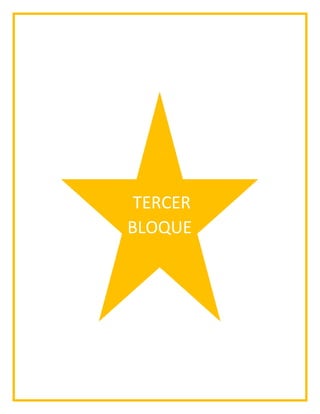 TERCER
BLOQUE
 