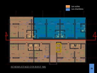 SCHEMA ETAGE COURANT N01
suite
sdb
S=48.00m²
sejour
kitchenette
S=11.10 m²
S=10.40m²
chambre
kitchenette
S=11.10m²
S=10.40m²
chambre
sejour
sdb sdb
sejour
S=10.40m²
chambre
S=05.25 m² S=05.25 m²
S=05.25 m²
S=05.25m²
sdb
S=23.10m²
S=23.10m²
S=23.10 m²
suite
S=48.00m² suite
S=48.00 m²
chambre
S=25.10m²
chambre
S=25.10 m²
chambre
S=25.10 m²
chambre
S=16.80 m²
chambre chambre chambre chambre
S=05.25 m²
sdb
S=05.25m²
sdb
S=05.25m²
sdb
sdb
S=07.25 m²
sejour
S=30.40m²
S=06.40m²
kitchenette
dressing
chambre
S=15.80m²
suite
S=55.00m²
balcon balcon balcon
balcon balcon
balcon
S=13.45m²
balcon
S=13.45 m²
balcon
S=13.45 m²
balcon
S=13.45 m²
S=13.45 m² S=08.85m²
S=08.05 m²
S=08.45 m²
S=08.45m²
Les suites
Les chambres
25
 