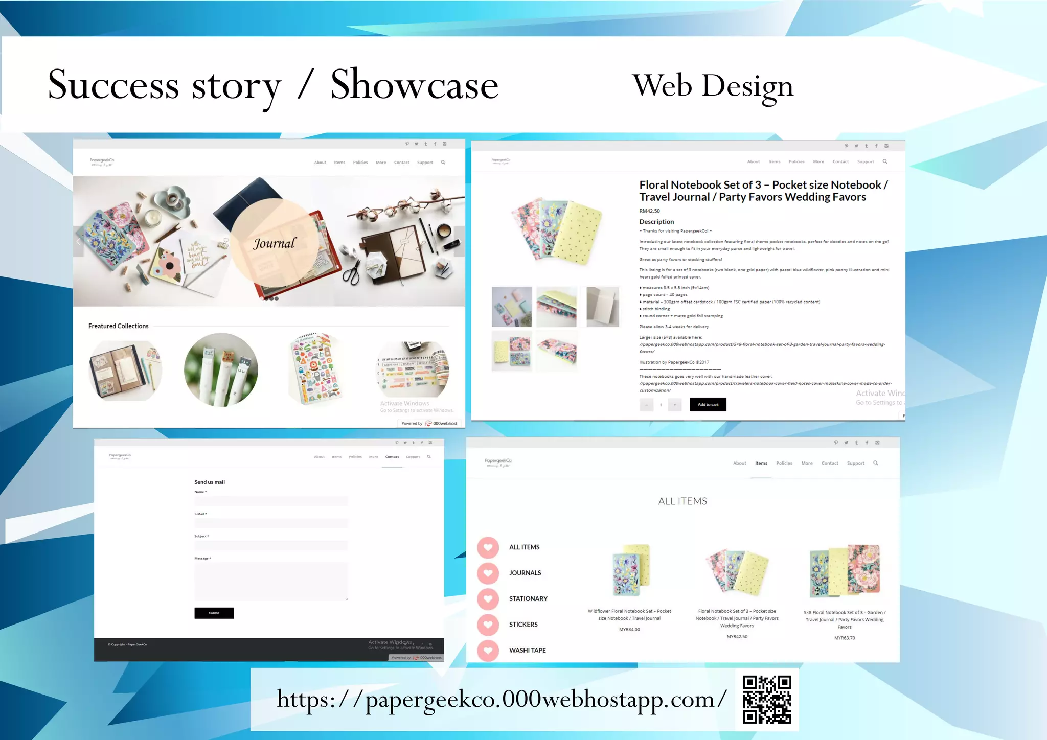 Success story / Showcase Web Design
https://papergeekco.000webhostapp.com/
 