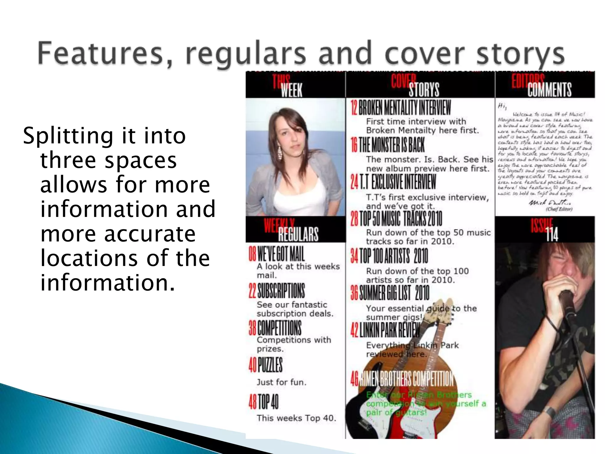 Close – medium close ups