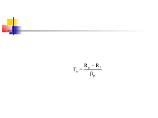 Tn =

Rp – Rf
βp

 