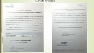 CARTAS DE REFERÊNCIAS
 