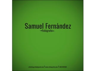 Portfolio Samuel Fernández Márquez