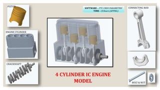 Autocad, solidworks, creo and ansys portfolio for slideshare | PPTX