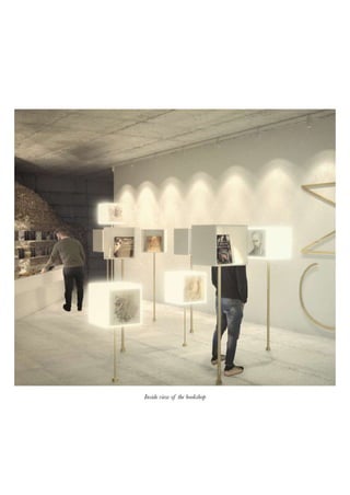 Inside view of the bookshop
 