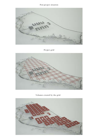 Post-project situation
Project grid
Volumes created by the grid
 
