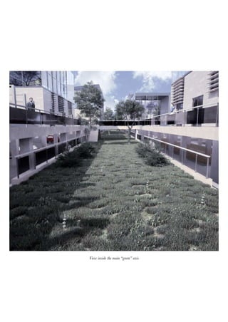 View inside the main “green” axis
 