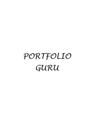 PORTFOLIO
  GURU
 