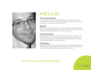 Marsh Design Portfolio Sample