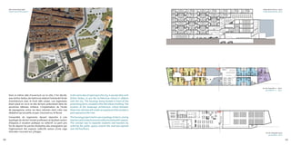 plan masse des projets 
master plan of the projects 
Dans la même idée d’ouverture sur la ville, il fut décidé, 
avec Arthur Sedyn, de mettre en relation l’entrée de l’école 
d’architecture avec le front bâti urbain. Les logements 
étant placé en vis-à-vis des dortoirs préexistant dans les 
anciennes bâtisses militaire. L’implantation de l’école 
de paysagisme, entre ces deux volumes vient créer une 
dilatation qui accueille un parc s’ouvrant sur le fleuve 
L’ensemble de logements devant répondre à une 
typologie de dortoir mixant professeur et étudiant autour 
d’espaces à vocation publique ou collectif. Le parti pris 
fut de séparer les parties étudiantes des enseignants par 
l’agencement des espaces collectifs autour d’une cage 
d’escalier s’ouvrant sur 5 étages. 
In the same idea of opening to the city, it was decided, with 
Arthur Sedyn, to put the architecture school in relation 
with the city. The housings being located in front of the 
preexisting dorm, situated in the old military building. The 
location of the landscape architecture school between 
these two volumes will create an expansion that receipts a 
park opened on the river. 
The housing project had to use a typology of dorm, mixing 
teachers and students around collective and public spaces. 
The concept was to separate students and teachers by 
ordering the public spaces around the staircase opened 
over the five floors. 
longitudinal section 1/500 
coupe longitudinale 1/500 
rez-de-chaussée +1 1/500 
groundfloor +1 1/500 
rez-de-chaussée 1/500 
groundfloor 1/500 
20 21 
 